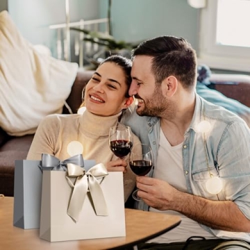 JMANNI Gift Bags - Elegant, Large, Reusable Gift Bags