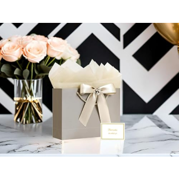 JMANNI Gift Bags - Elegant, Large, Reusable Gift Bags