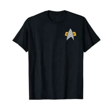 Star Trek DS9 Delta Pocket Badge 2D T-Shirt for Fans