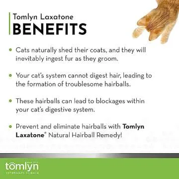 Tomlyn Laxatone Hairball Remedy for Cats - Chicken Flavor
