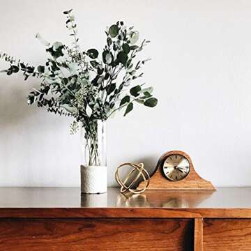 WGV Cylinder Vase, Diameter 5", Height 16", Clear Glass Floral Planter Container, Tall Centerpiece Arrangement for Wedding Party Event Home Office Decor, 1 Piece