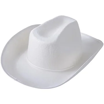 Versatile U.S. Toy White Cowboy Hat for Kids and Adults