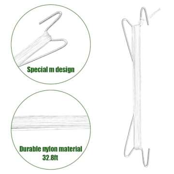 130Pcs Tomato Hooks and Clips for Climbing Plants Support