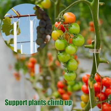 130Pcs Tomato Hooks and Clips for Climbing Plants Support