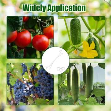 130Pcs Tomato Hooks and Clips for Climbing Plants Support