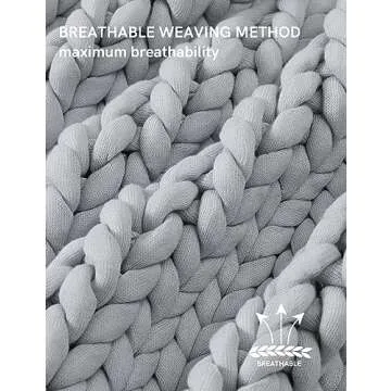 YnM Chunky Throw Blanket - Cozy & Versatile Home Decor