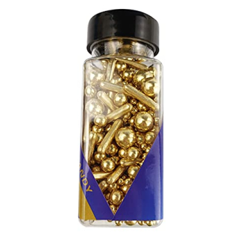 Gold Pearl Sugar Candy for Cakes Cupcakes Baking Decorations