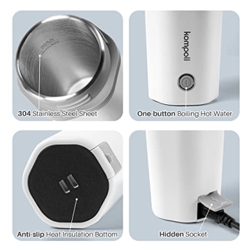 Fast Boiling Portable Electric Kettle for Travel
