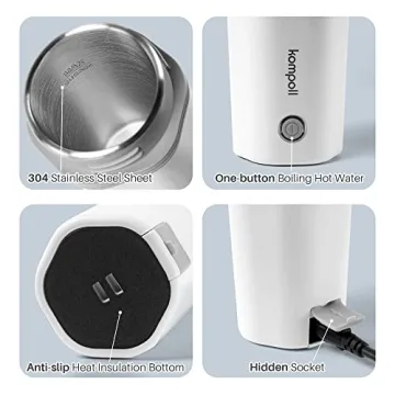 Fast Boiling Portable Electric Kettle for Travel
