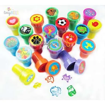 TINYMILLS 50 Pcs Kids Stampers for Parties