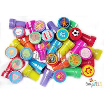 TINYMILLS 50 Pcs Kids Stampers for Parties