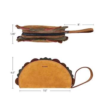 Hide & Drink, Multipurpose Taco Shape Wallet, Make Up Organizer, Cash Holder, Earphones Case, Money ...