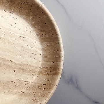 SAIDKOCC Handcrafted Marble Decorative Dish for Home