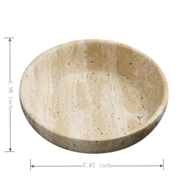 SAIDKOCC Handcrafted Marble Decorative Dish for Home