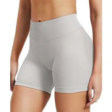 VOYJOY Women Workout Impact Shorts 3.6"/ 4.5"/ 6" Scrunch Butt Lifting Gym Seamless Booty Biker Shorts