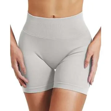 VOYJOY Women Workout Impact Shorts 3.6"/ 4.5"/ 6" Scrunch Butt Lifting Gym Seamless Booty Biker Shorts