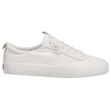 Keds Kickback Canvas Slip-On Sneakers for Women: Chic Comfort in White