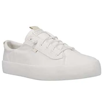 Keds Kickback Slip-On Womens Canvas Sneakers in White