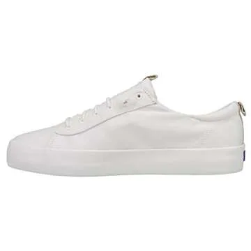 Keds Kickback Slip-On Womens Canvas Sneakers in White