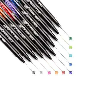 BIC Intensity Fineliner Marker Pens, Fine Point (0.4 mm), Assorted Colors (Colors May Vary), 10-Count