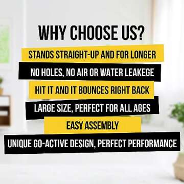 Ninja Punching Bag for Box Accessories Kids Boys Girls 4-8 8-12 Years Old Birthday Gifts Party Boxing Bag Inflatable Toys Karate Equipment Bounce Dummy Man Toy - Yellow