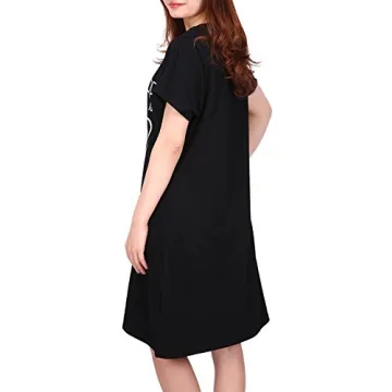 HDE Women’s Cotton Sleepwear Nightgown S-5X for Comfort