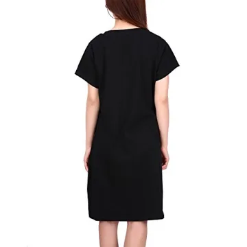 HDE Women’s Cotton Sleepwear Nightgown S-5X for Comfort