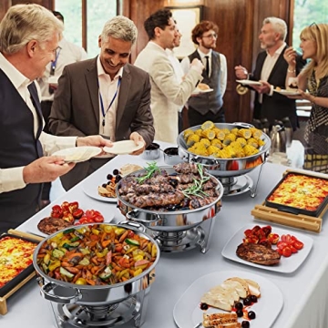 5 QT Stainless Steel Chafing Dish Buffet Set for Catering