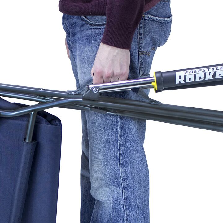 Portable Indigo Blue Rocking Chair - GCI Outdoor