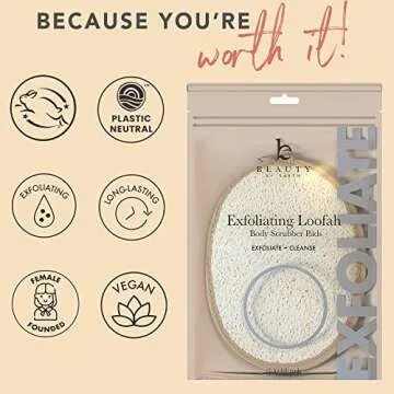 Exfoliating Loofah Scrubbers - Natural Body Care Sponges