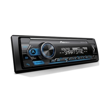 Pioneer MVH-S322BT Bluetooth Car Stereo with USB/AUX Inputs, Smartphone Connectivity, Pioneer Smart ...