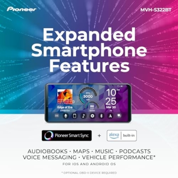 Pioneer MVH-S230BT Bluetooth Stereo with USB/AUX Inputs