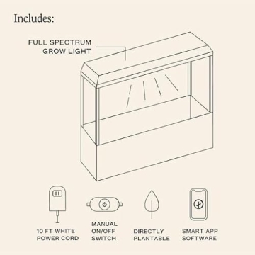 Modern Sprout Smart Growhouse Stylish Indoor Plant Grower