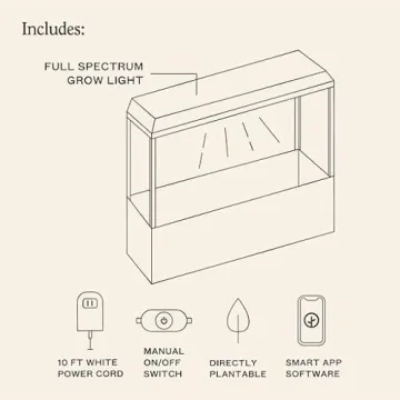 Modern Sprout Smart Growhouse Stylish Indoor Plant Grower