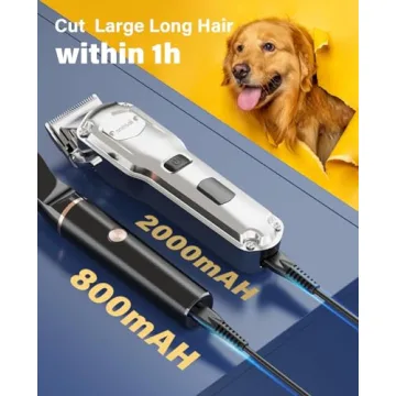 Oneisall Dog Grooming Kit for Heavy Thick Hair & Coats