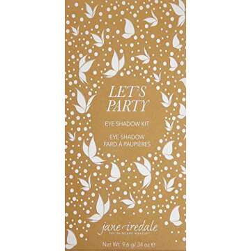 Jane Iredale Limited Edition Let's Party Eye Shadow Kit - Vibrant Colors & Long-Lasting Wear