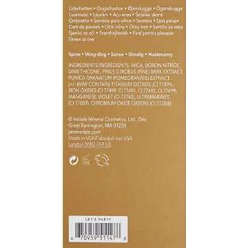 Jane Iredale Let's Party Eyeshadow Palette - Vibrant Shades