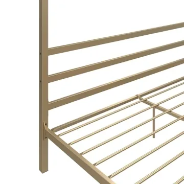 DHP King Canopy Bed - Modern Metal Design, No Box Spring