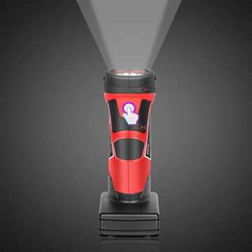 JYJZPB 12-Volt LED Work Light Bare Tool Flashlight Compatible for Milwaukee M12 Battery 48-11-2401 48-11-2420 48-11-2412 48-11-2440 12V Battery