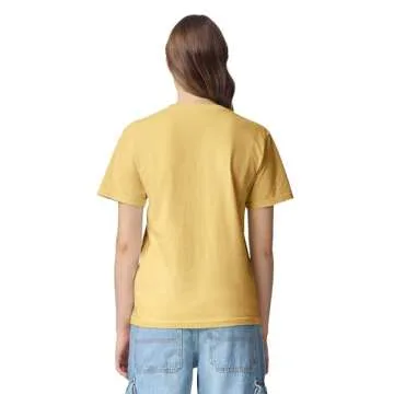 Comfort Colors Adult Short Sleeve Tee, Style G1717, Butter (1-pack), Medium