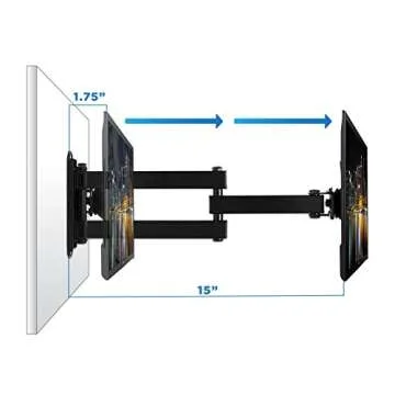 Mount-It! TV Wall Mount for 19 to 40 Inch TVs