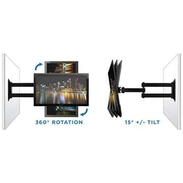 Mount-It! TV Wall Mount for 19 to 40 Inch TVs