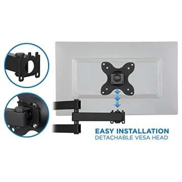 Mount-It! TV Wall Mount for 19 to 40 Inch TVs