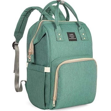 Stylish Diaper Backpack with Large Capacity and Insulation