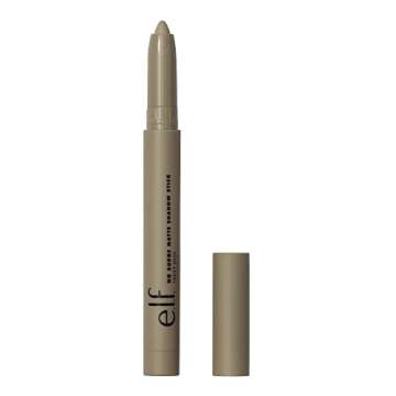 e.l.f. No Budge Matte Shadow Stick, One-Swipe Cream Eyeshadow Stick, Long-Wear & Crease Resistant, M...