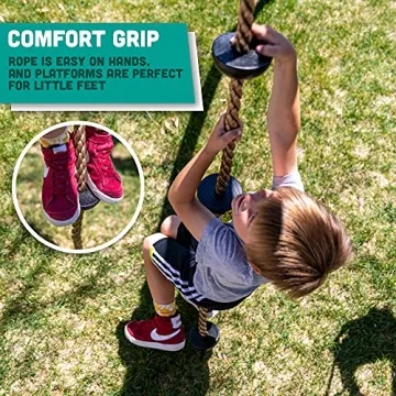 Squirrel 6.5 ft Climbing Rope for Outdoor Fun