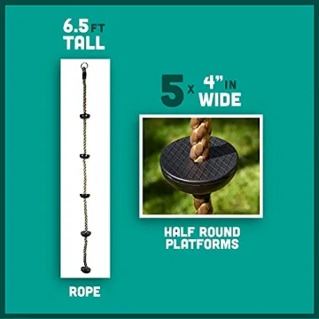 Squirrel 6.5 ft Climbing Rope for Outdoor Fun