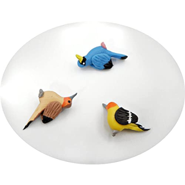 Handcrafted Miniature Robin & Blueprint Birds Perfect Decor