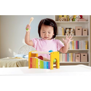 Hape Pound Tap Bench Wooden Musical Toy for Toddlers