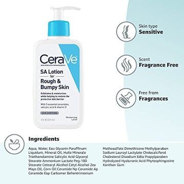 CeraVe SA Lotion for Rough Bumpy Skin Hydration